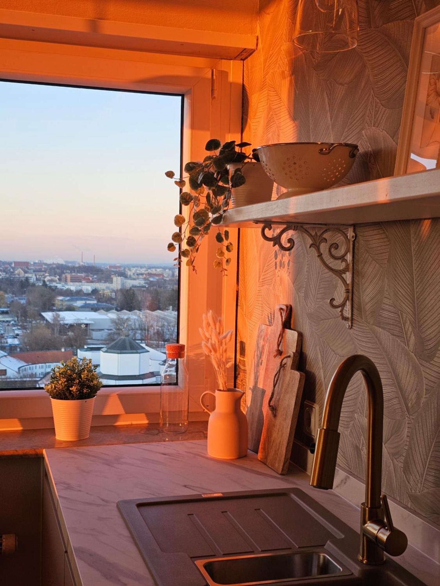 אוגסבורג Stylische Sunset-Wohnung מראה חיצוני תמונה
