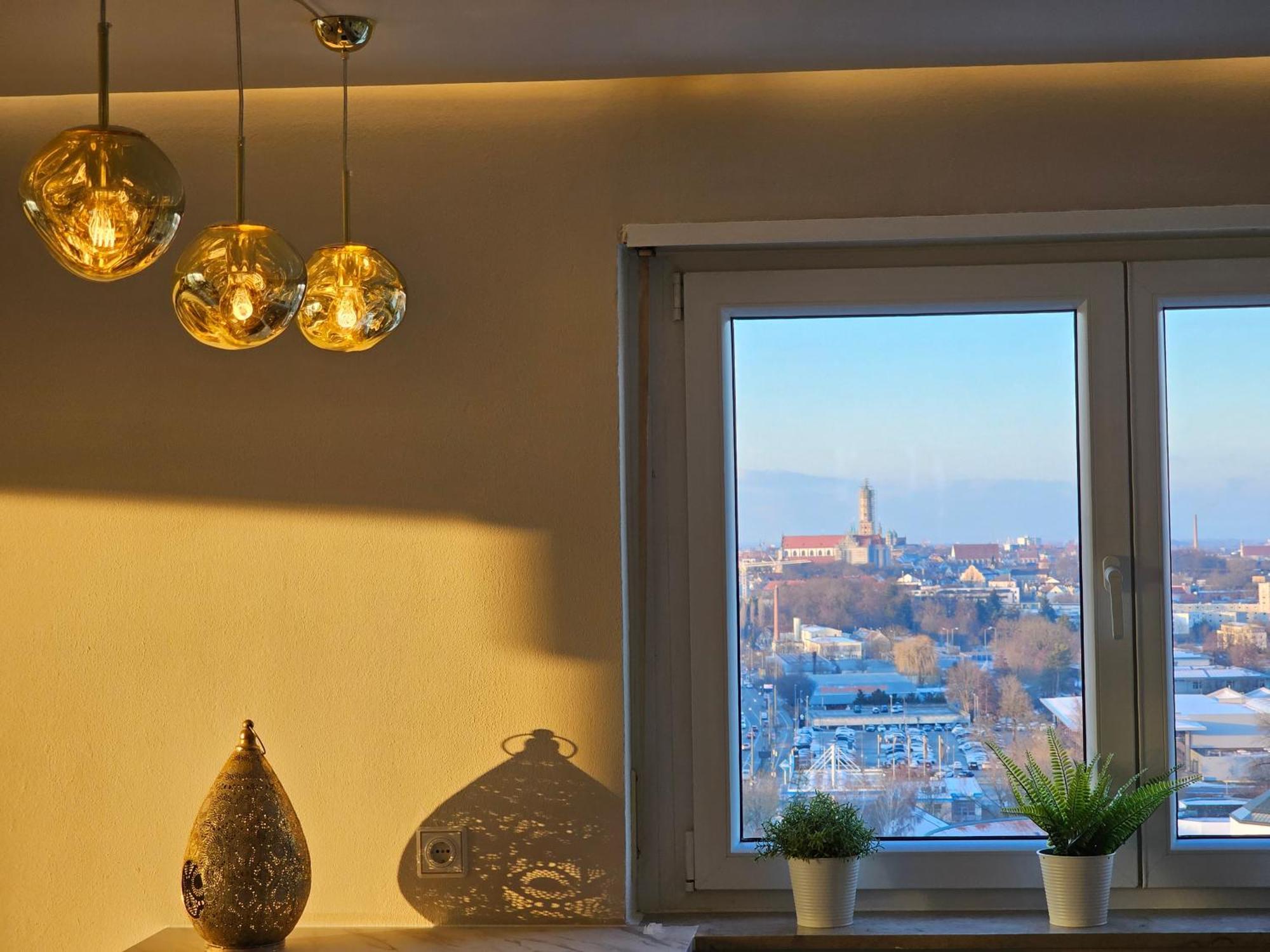 אוגסבורג Stylische Sunset-Wohnung מראה חיצוני תמונה